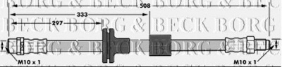 BORG & BECK bbh7086 -  Тормозной шланг